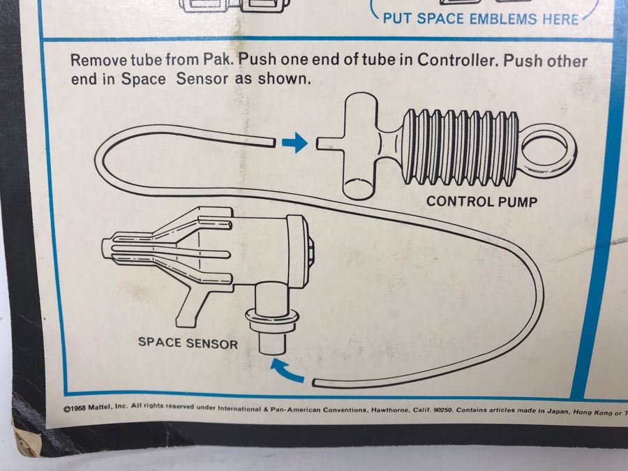 Vintage 1968 Mattel's Man In Space Callisto Major Matt Mason's Friend From Jupiter The Mysterious Alien With Advanced Mental Powers Action Figure Toy In Damage Packaging [Photo 20]