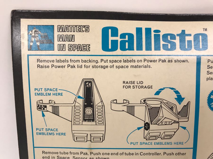 Vintage 1968 Mattel's Man In Space Callisto Major Matt Mason's Friend From Jupiter The Mysterious Alien With Advanced Mental Powers Action Figure Toy In Damage Packaging [Photo 19]