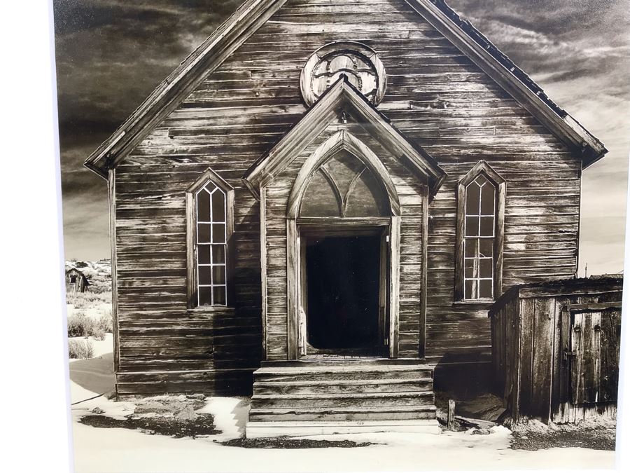 Limited Edition Hand Signed Photograph Titled 'Church' Bodie State Historic Park, CA In Rustic Wooden Frame By Roy Kerckhoffs Eyeball Photography 8' X 12' [Photo 4]