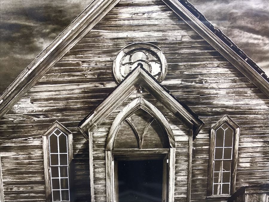 Limited Edition Hand Signed Photograph Titled 'Church' Bodie State Historic Park, CA In Rustic Wooden Frame By Roy Kerckhoffs Eyeball Photography 8' X 12' [Photo 6]