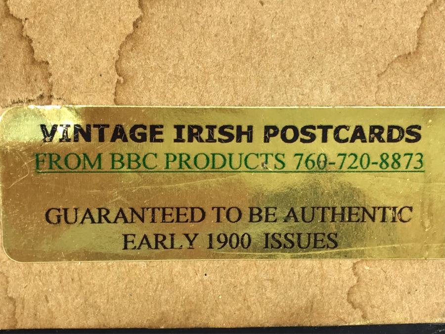 Pair Of Framed Antique Irish Postcards [Photo 9]
