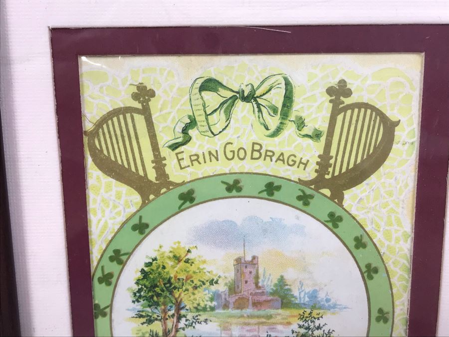 Pair Of Framed Antique Irish Postcards [Photo 7]