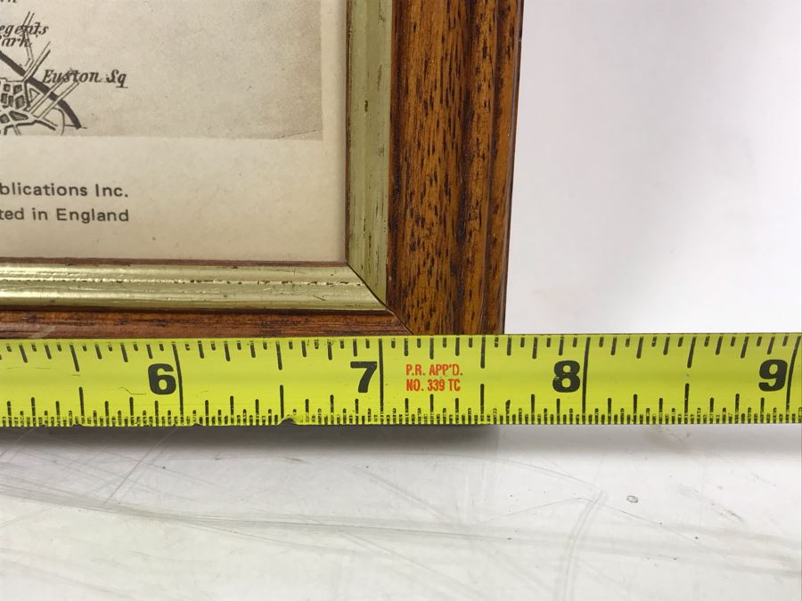 Framed Reproduction Reid's Railway Ride From London To Dublin 7.5' X 3' Iron Horse Printed In England [Photo 12]