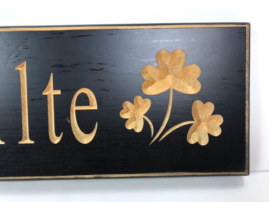 New Wooden Irish Sign Cead Mile Failte Retails $75 30' X 5' [Photo 4]