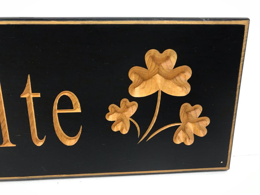 New Wooden Irish Sign Cead Mile Failte Retails $75 30' X 5' [Photo 5]