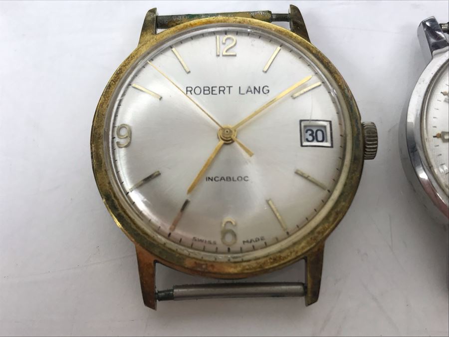 (5) Working Mechanical Watches - (3) Timex, (1) Robert Lang, (1) Croton [Photo 5]