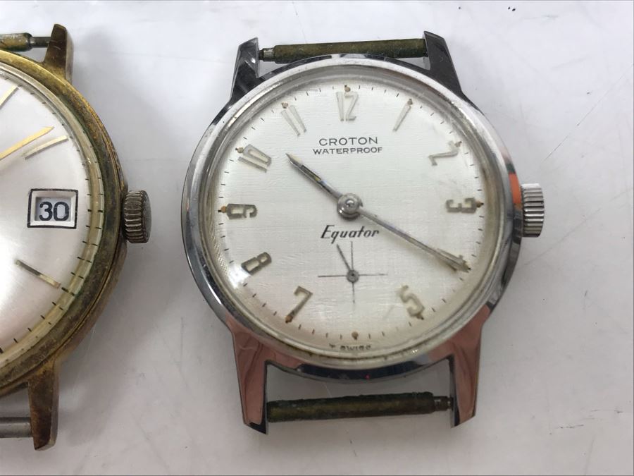 (5) Working Mechanical Watches - (3) Timex, (1) Robert Lang, (1) Croton [Photo 6]