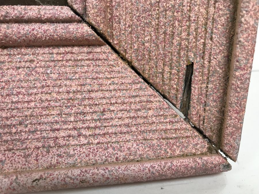 Vintage 1950's Pink Framed Flamingo Print By Turner Manufacturing Co 33' X 27' [Photo 11]