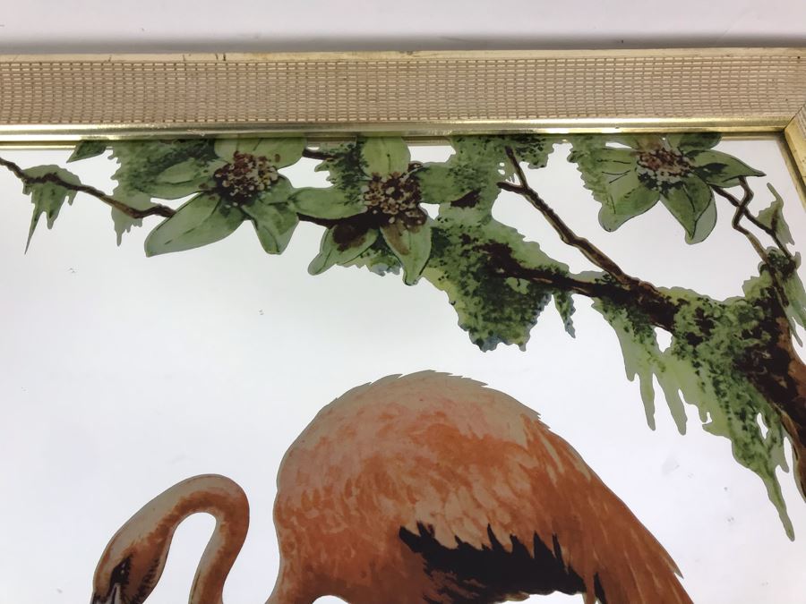 Vintage Flamingo Mirror 29' X 21' [Photo 5]