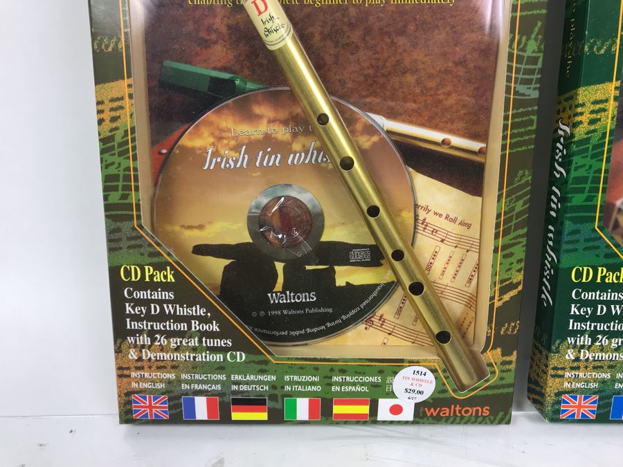 Pair Of New Irish Tin Whistles Retails $58 [Photo 3]