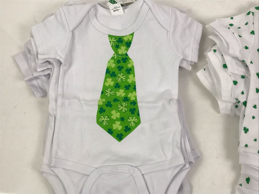 (18) Irish Baby Bodysuits (8) 6-12 Months, (9) 12 Months, (1) 6 Months Retails $324 [Photo 2]