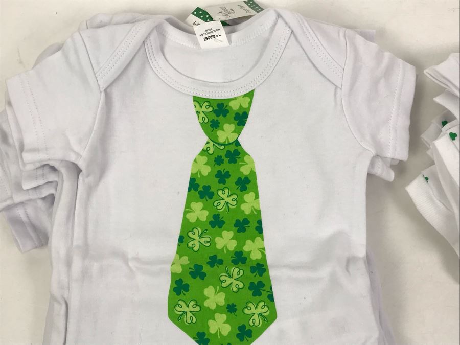(18) Irish Baby Bodysuits (8) 6-12 Months, (9) 12 Months, (1) 6 Months Retails $324 [Photo 3]
