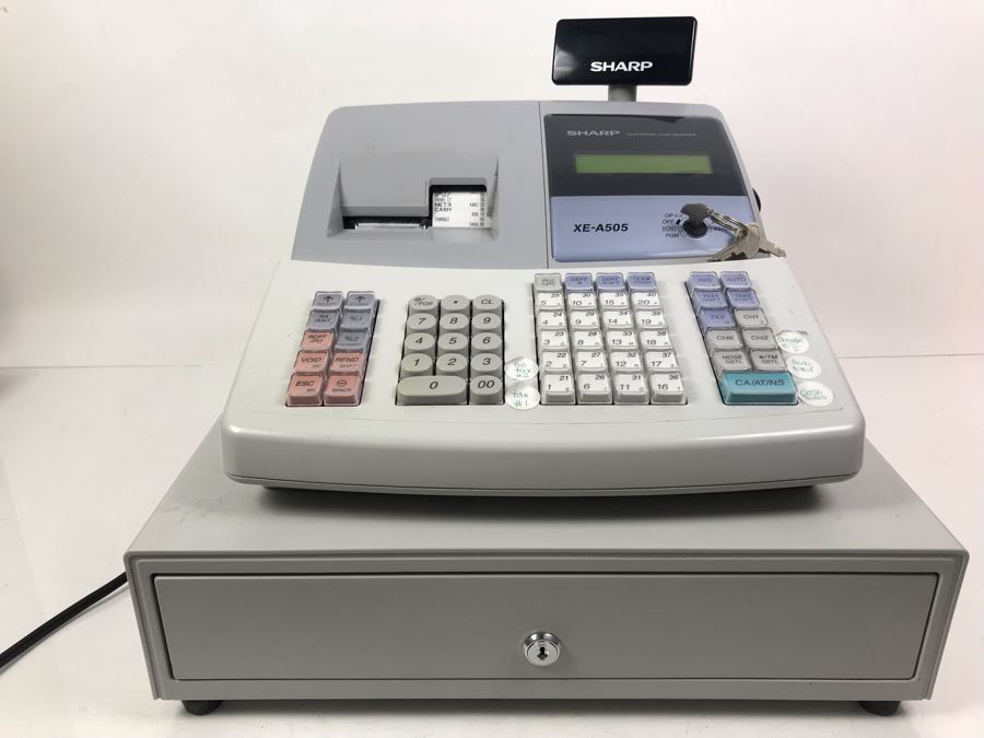 SHARP Electronic Cash Register Model XE-A505