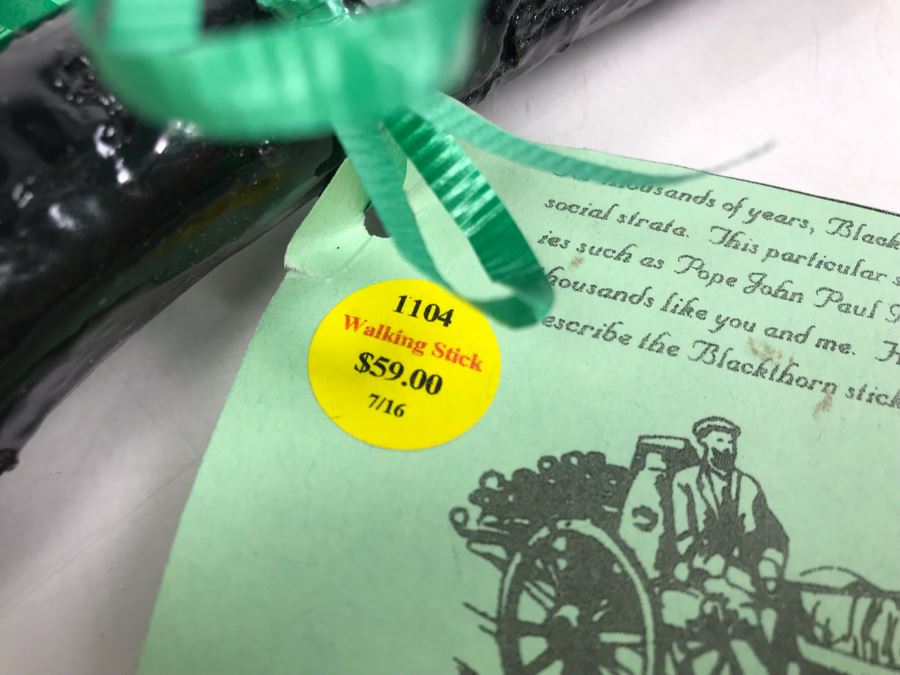 Pair Of Irish Blackthorn Walking Sticks - Similar Gifted To JFK And Ronald Reagan Retails $118 [Photo 5]