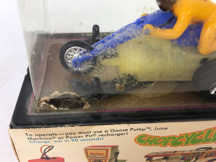 Vintage 1971 Mattel Chopcycles No. 5629 Blown Torch - See Damage To Box [Photo 11]