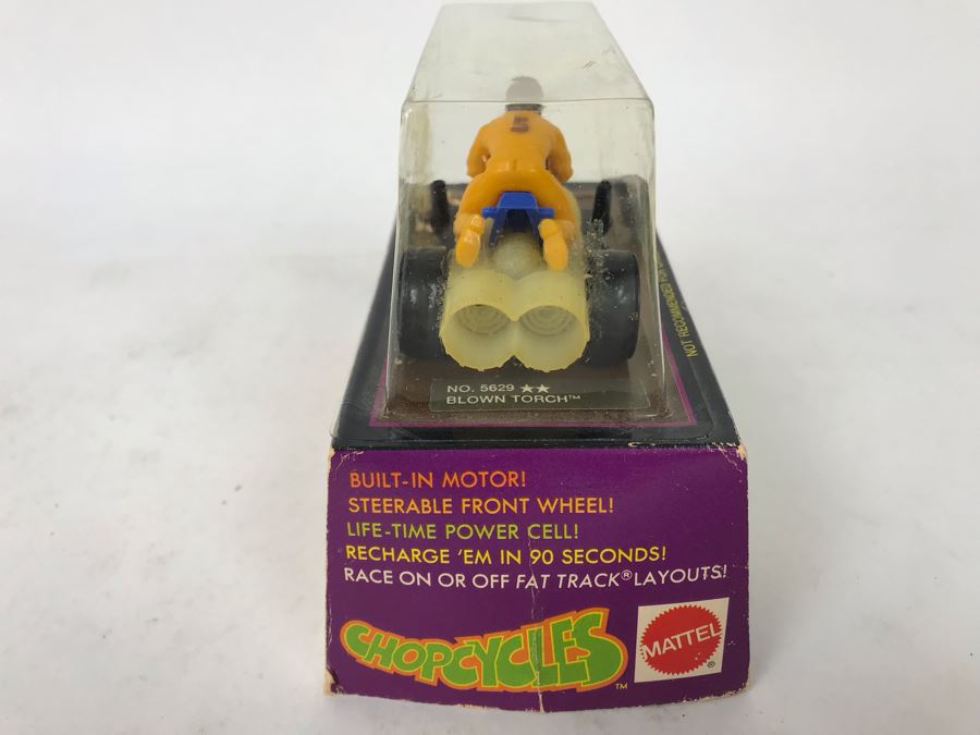 Vintage 1971 Mattel Chopcycles No. 5629 Blown Torch - See Damage To Box [Photo 5]