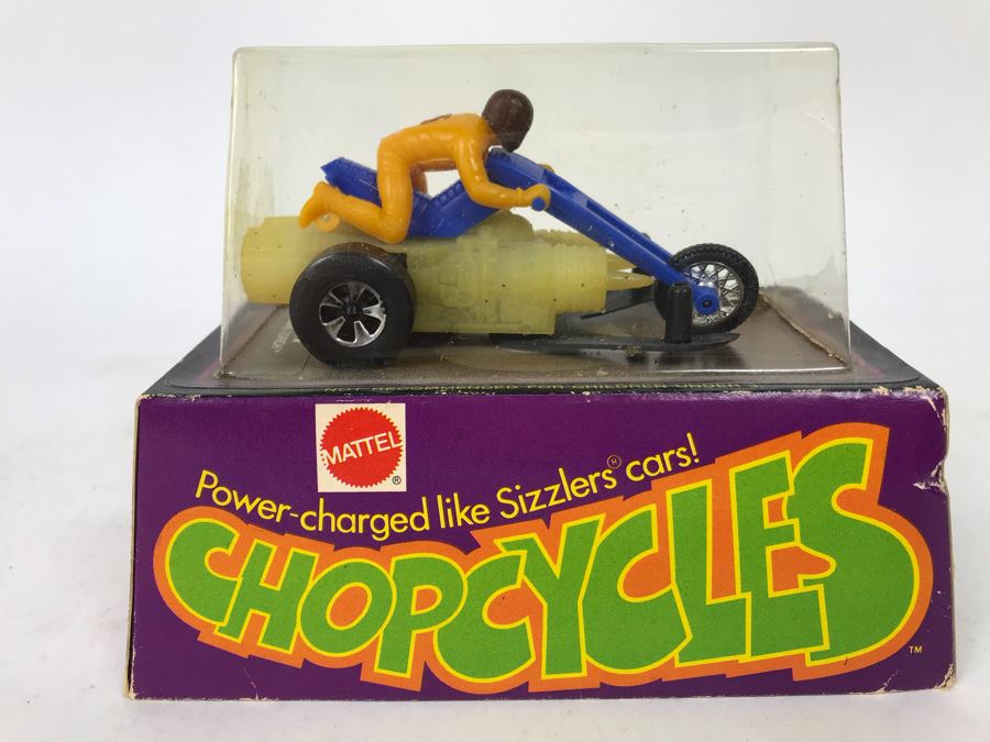 Vintage 1971 Mattel Chopcycles No. 5629 Blown Torch - See Damage To Box