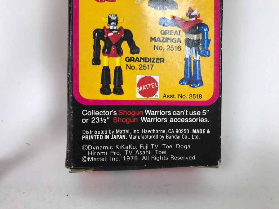 Vintage 1969 Rare Mattel Major Matt Mason Alien Scorpio 8' Action Figure And Vintage 1978 New In Box Mattel Shogun Warriors Dragun Die-Cast Metal Parts Action Figure Robot [Photo 10]
