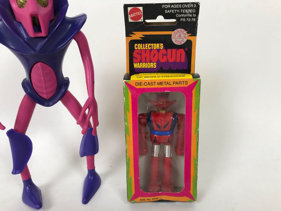 Vintage 1969 Rare Mattel Major Matt Mason Alien Scorpio 8' Action Figure And Vintage 1978 New In Box Mattel Shogun Warriors Dragun Die-Cast Metal Parts Action Figure Robot [Photo 5]