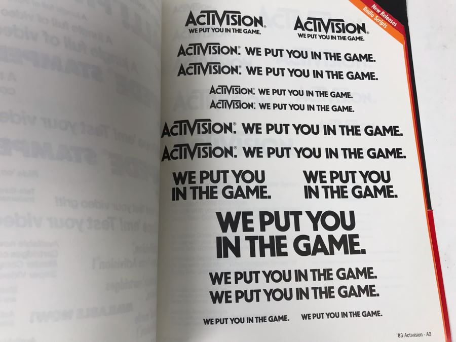 Vintage Activision 1983 Co-Op Ad Planner - See Photos For Games [Photo 15]