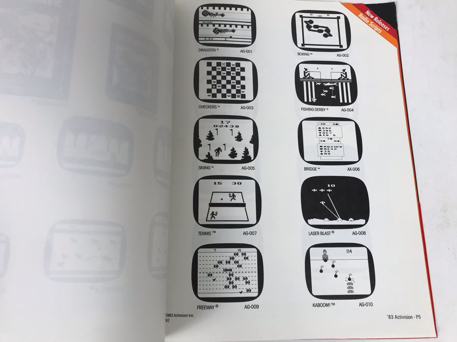 Vintage Activision 1983 Co-Op Ad Planner - See Photos For Games [Photo 14]