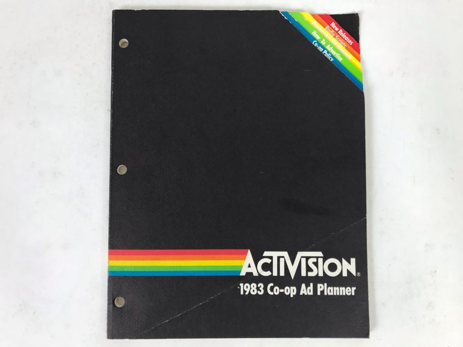 Vintage Activision 1983 Co-Op Ad Planner - See Photos For Games [Photo 1]