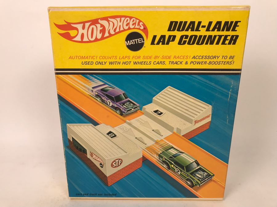 Vintage 1969 New In Box Mattel Hot Wheels Dual-Lane Lap Counter [Photo 1]