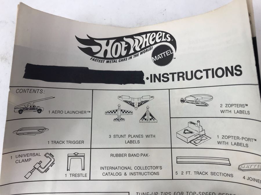Vintage 1970 Mattel SkyPort With New 1968 Redline Hot Wheels Car Custom Fleetside Stock No. 10655 Missing Outer Box - See Photos [Photo 29]