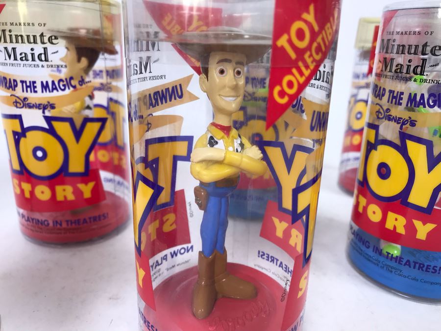 (7) Vintage 1995 New Disney's Original Toy Story One Toy Collectible Figurines (4) Woody And (3) Buzz Lightyear [Photo 2]