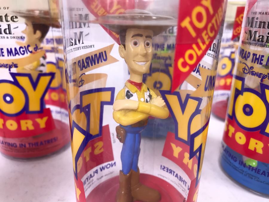 (7) Vintage 1995 New Disney's Original Toy Story One Toy Collectible Figurines (4) Woody And (3) Buzz Lightyear [Photo 3]
