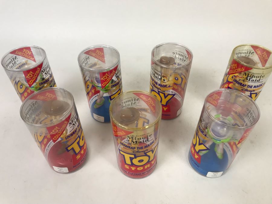 (7) Vintage 1995 New Disney's Original Toy Story One Toy Collectible Figurines (4) Woody And (3) Buzz Lightyear [Photo 10]