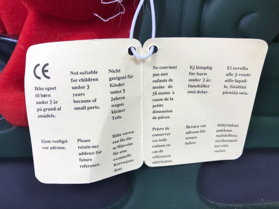 Vintage Kane DAM Troll Doll By Thomas Dam From Denmark Troll Company No. 2409 Christmas Sleigh New With Tags [Photo 10]