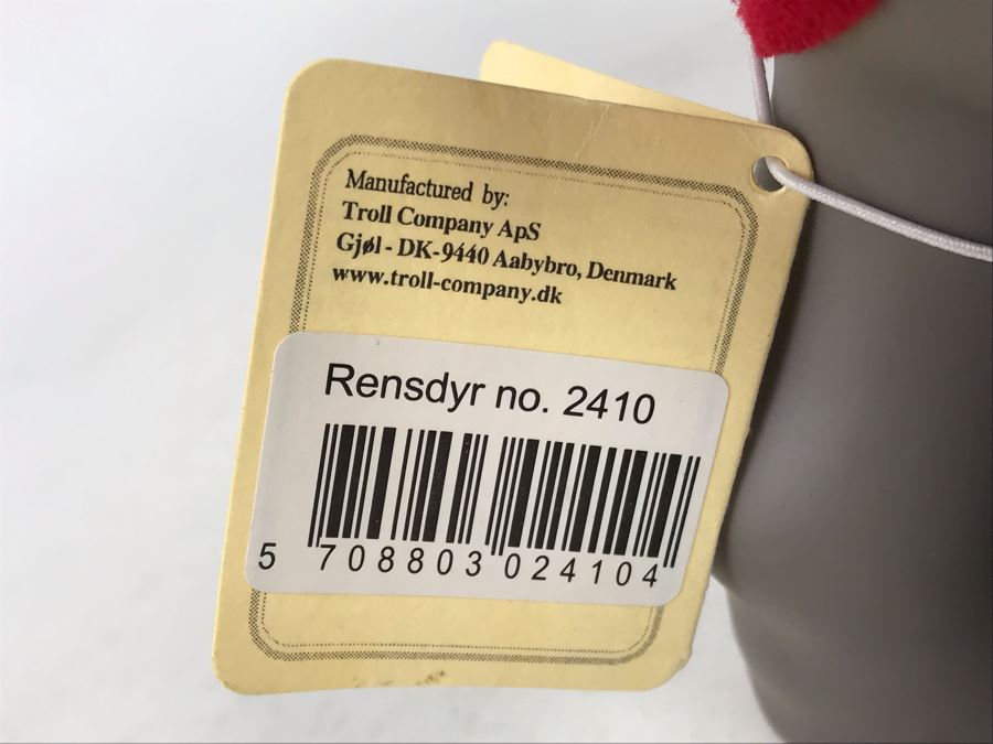 Vintage Rensdyr DAM Troll Doll By Thomas Dam From Denmark Troll Company No. 2410  New With Tags [Photo 9]