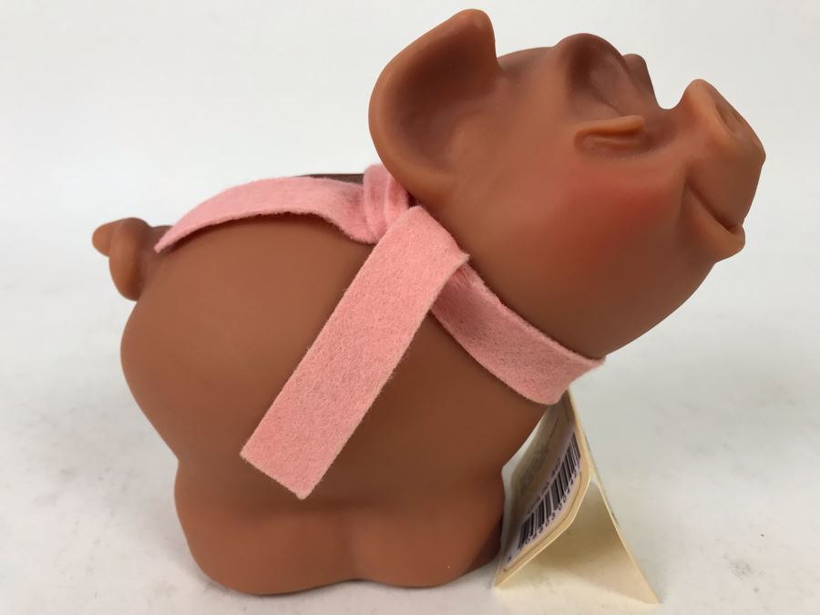 Vintage Gris DAM Troll Doll By Thomas Dam From Denmark Troll Company No. 442 Piggy Bank New With Tags [Photo 4]