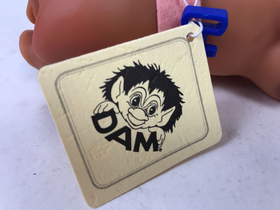 Vintage Gris DAM Troll Doll By Thomas Dam From Denmark Troll Company No. 442 Piggy Bank New With Tags [Photo 9]