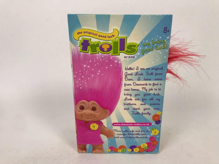 Vintage 2005 Super Hero DAM Troll Doll By Thomas Dam From Denmark Troll Company No. 01973 New In Box [Photo 8]