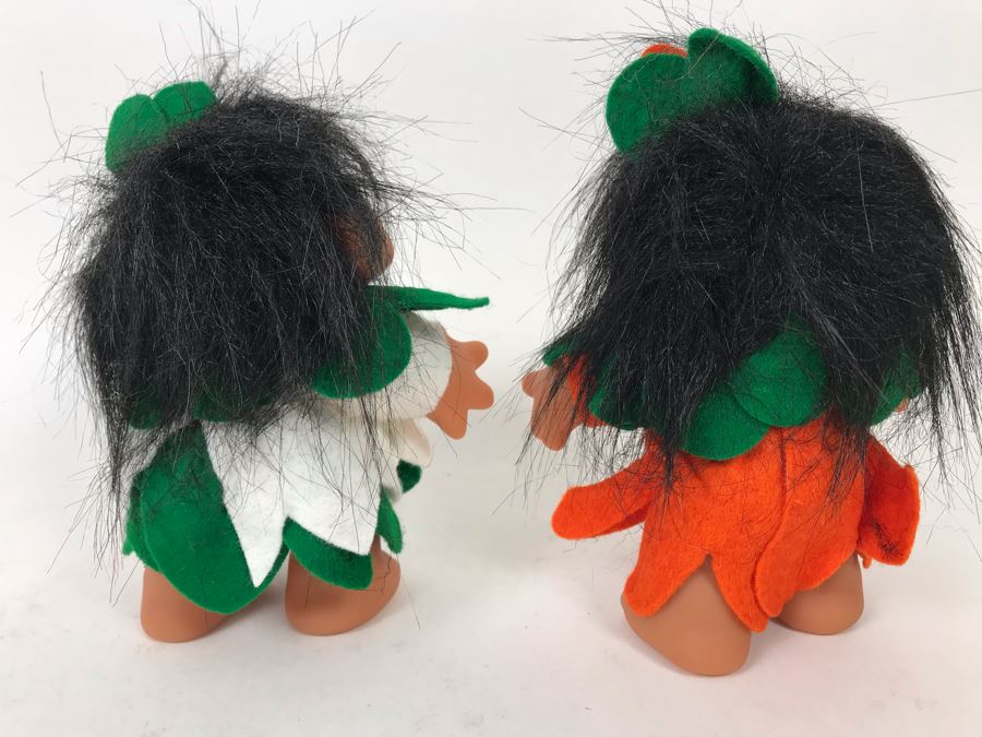 Pair Of Vintage 1984 DAM Troll Doll By Thomas Dam From Denmark Troll Company 6'H [Photo 5]