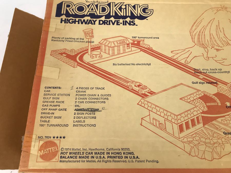 Empty Vintage 1974 Mattel Road King Box No. 7624 [Photo 7]