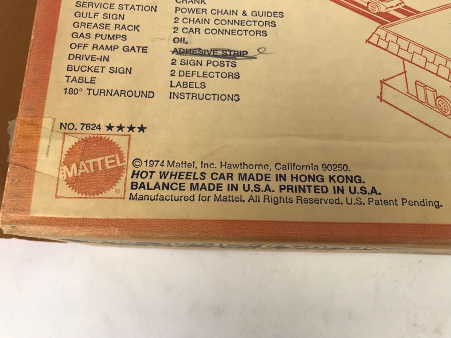 Empty Vintage 1974 Mattel Road King Box No. 7624 [Photo 6]