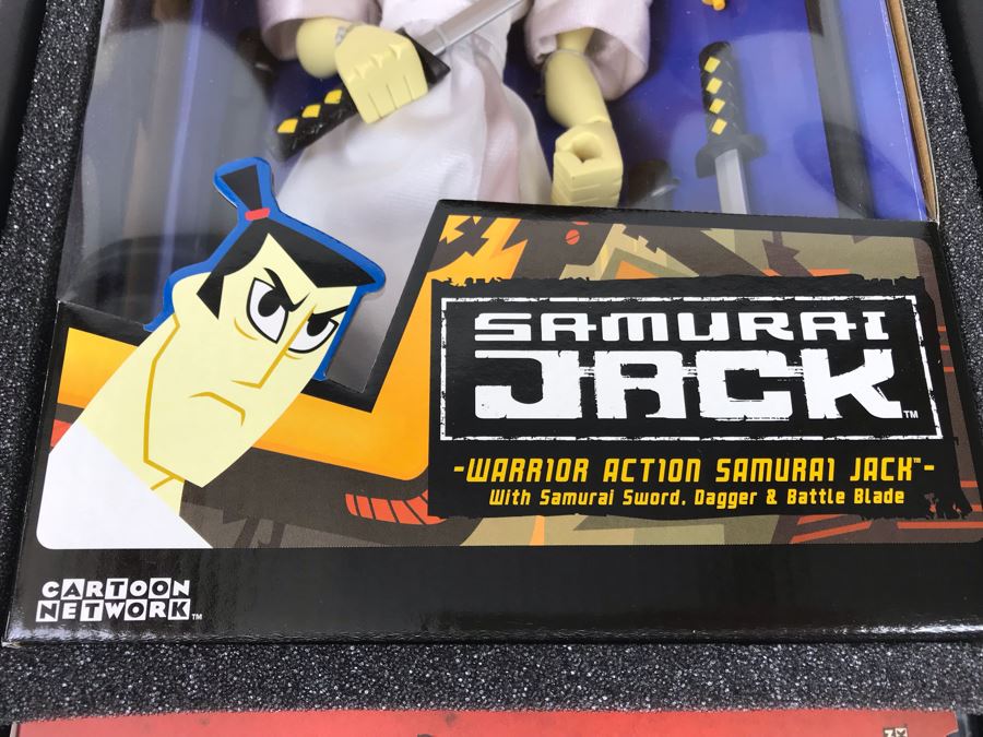 Exclusive Cartoon Network Samurai Jack Warrior Action Samurai Jack Collectible Action Figure Doll New In Box With VHS Tape And Rules For The Code Of The Samurai Sweepstakes [Photo 15]