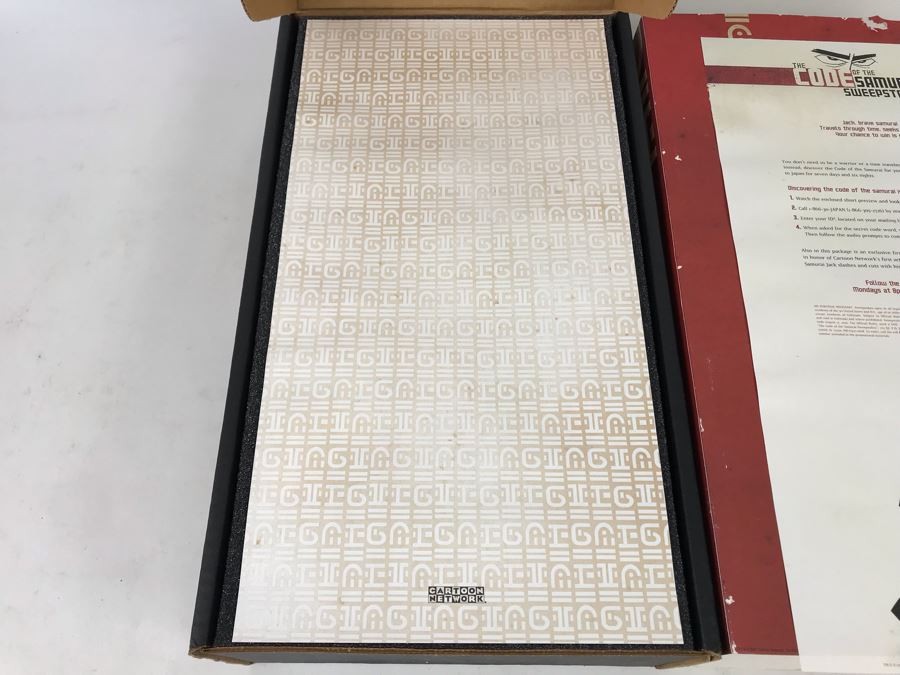 Exclusive Cartoon Network Samurai Jack Warrior Action Samurai Jack Collectible Action Figure Doll New In Box With VHS Tape And Rules For The Code Of The Samurai Sweepstakes [Photo 12]