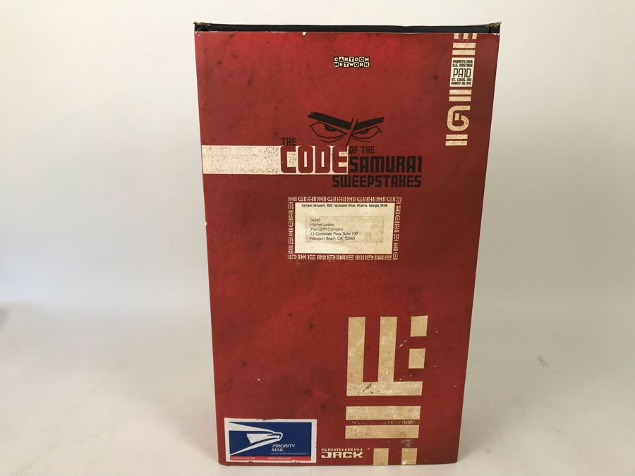Exclusive Cartoon Network Samurai Jack Warrior Action Samurai Jack Collectible Action Figure Doll New In Box With VHS Tape And Rules For The Code Of The Samurai Sweepstakes [Photo 7]
