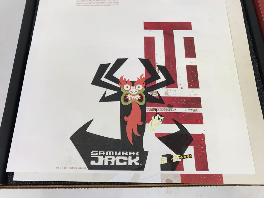 Exclusive Cartoon Network Samurai Jack Warrior Action Samurai Jack Collectible Action Figure Doll New In Box With VHS Tape And Rules For The Code Of The Samurai Sweepstakes [Photo 12]