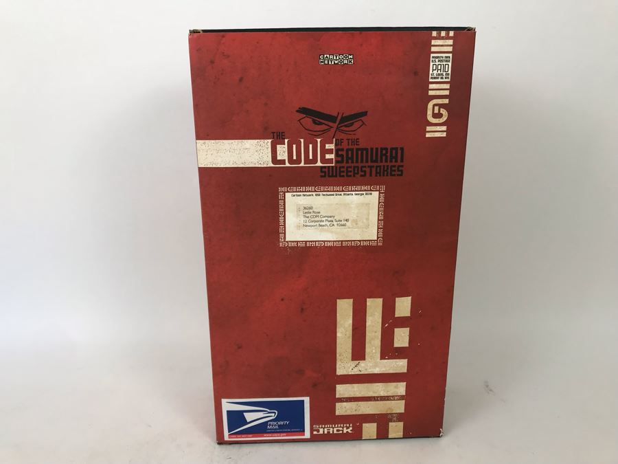 Exclusive Cartoon Network Samurai Jack Warrior Action Samurai Jack Collectible Action Figure Doll New In Box With VHS Tape And Rules For The Code Of The Samurai Sweepstakes [Photo 7]