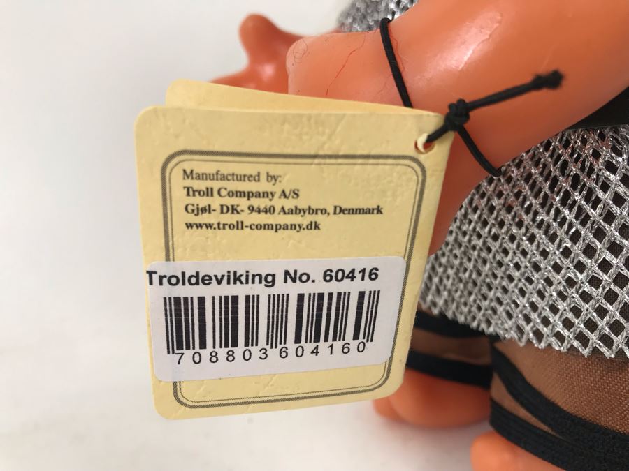 Vintage Troldeviking DAM Troll Doll By Thomas Dam From Denmark Troll Company No. 60416 Troll Viking New With Tags 9'H [Photo 11]