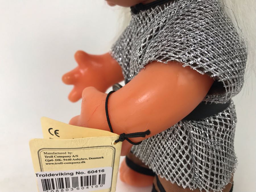 Vintage Troldeviking DAM Troll Doll By Thomas Dam From Denmark Troll Company No. 60416 Troll Viking New With Tags 9'H [Photo 12]