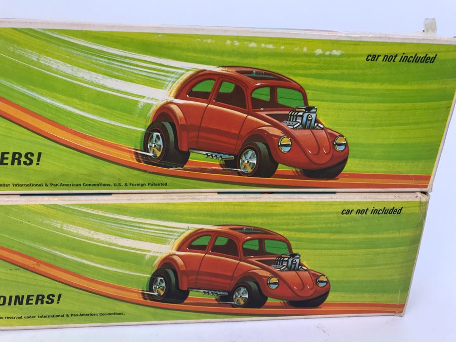 Vintage 1969 And 1970 Packs Of Mattel Hot Wheels Hot Strip Track Super Paks For Hot Wheels & Sizzlers With Original Boxes [Photo 4]