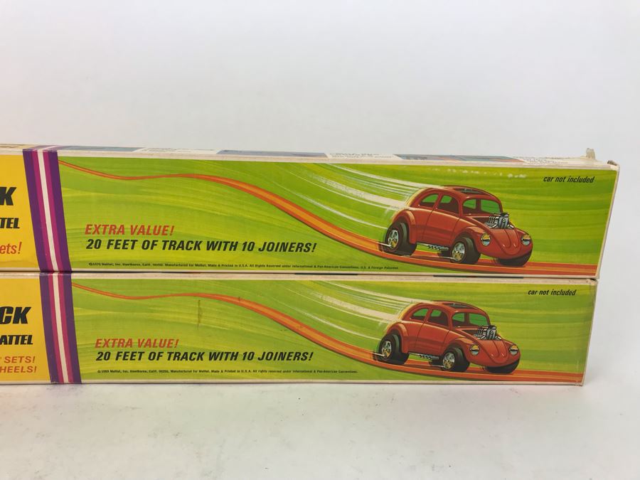 Vintage 1969 And 1970 Packs Of Mattel Hot Wheels Hot Strip Track Super Paks For Hot Wheels & Sizzlers With Original Boxes [Photo 3]