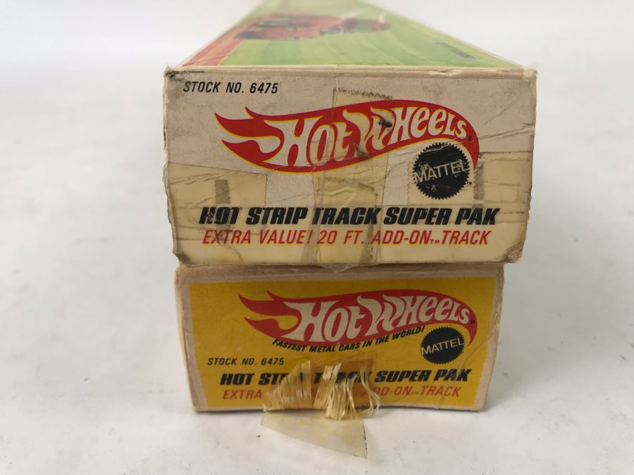 Vintage 1969 And 1970 Packs Of Mattel Hot Wheels Hot Strip Track Super Paks For Hot Wheels & Sizzlers With Original Boxes [Photo 17]