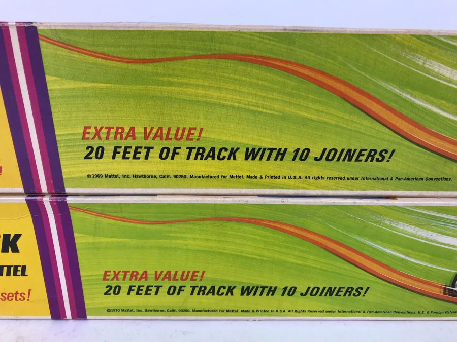 Vintage 1969 And 1970 Packs Of Mattel Hot Wheels Hot Strip Track Super Paks For Hot Wheels & Sizzlers With Original Boxes [Photo 11]